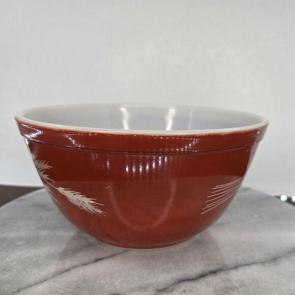 Vintage Pyrex Autumn Harvest Wheat Set Cinderella 473-B + 475-B + 402 Bowl USA - Picture 12 of 16